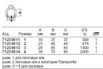 Съемник шаровых опор 11041, размер 2 STAHLWILLE 71230012