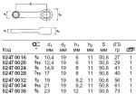 Адаптер 447a, 5/16" STAHLWILLE 02470020