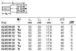 Насадка INHEX 49a, 3/8" STAHLWILLE 02450024