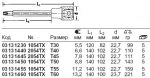 Отверточная насадка 2054TX для внутренних TORX®-винтов, спец. длина, T45 STAHLWILLE 03131445