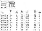 Насадка INHEX 54a для винтов с внутренним шестигранником, 1/2" STAHLWILLE 03450032