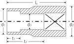 Насадка 45aSP для ключей типа Spline-Drive, 7/16" STAHLWILLE 02011014, фото 2