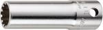 Головка торцевая, размер 7/16", Spline-Drive 14, L 54 мм, привод 3/8" STAHLWILLE 02021014