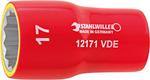 Головка торцевая 12171 VDE, размер 17 мм, L 49 мм, привод 3/8" STAHLWILLE 02380017