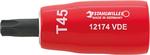 Головка торцевая для отвёрток VDE, M4, TORX T20, L 67 мм, привод 3/8" STAHLWILLE 02390020