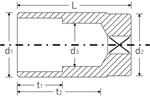 Насадка 46a для торцовых ключей, длинная, 15/16" STAHLWILLE 02420046, фото 2
