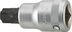 Головка торцевая TORX, для винтов M24, профиль T100, привод 3/4", L 80 мм STAHLWILLE 05100100
