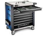 Тележка для инструмента 98/8 B PRO, 8 ящиков, 651×1001×1020 мм, 1400 кг, синяя, RAL 270 30 35 STAHLWILLE 81200173, фото 3